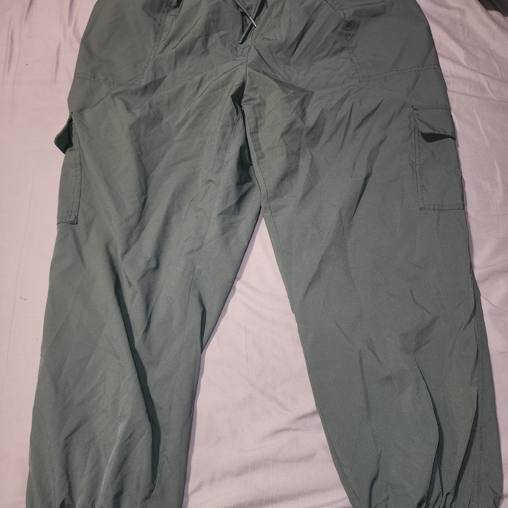 Old Navy Green Track Pants for Effortless Style